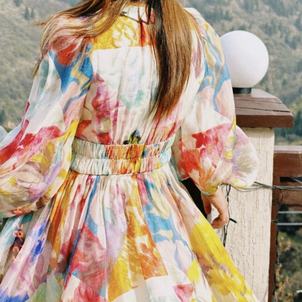 Zimmermann Multicolor Floral Dress - Picture 7 of 7